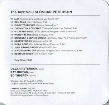 CD Oscar Peterson: The Jazz Soul Of Oscar Peterson LTD 315049