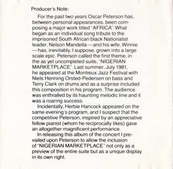 CD The Oscar Peterson Trio: Nigerian Marketplace 476615