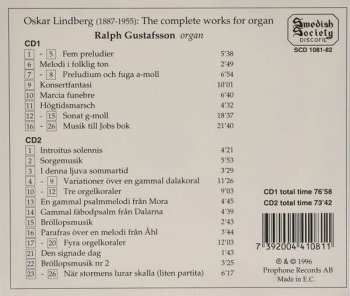 2CD Oskar Lindberg: The Complete Works For Organ 181173