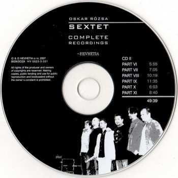 2CD Oskar Rózsa: Sextet