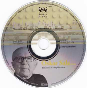 CD Oskar Sala: Elektronische Impressionen 436009