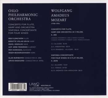 CD Oslo Filharmoniske Orkester: Concerto For Flute, Harp And Orchestra; Sinfonia Concertante For Four Winds 406320