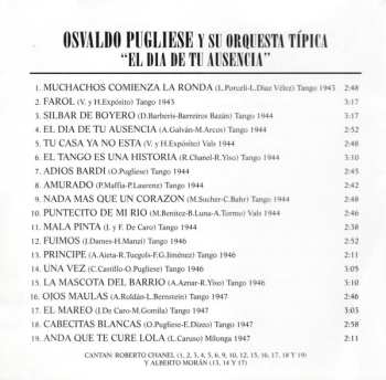 CD Osvaldo Pugliese Y Su Orquesta Típica: El Día De Tu Ausencia 465702