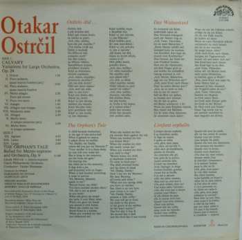 LP Otakar Ostrčil: Calvary, The Orphan's Tale 430185