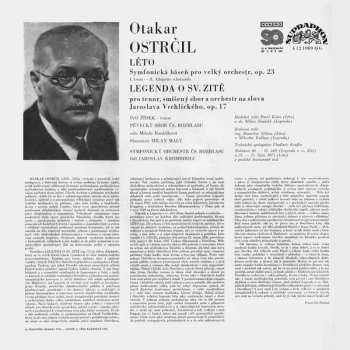 LP Otakar Ostrčil: Legenda O Svaté Zitě / Léto 539441