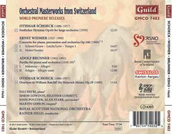CD Othmar Schoeck: Orchestral Masterworks From Switzerland 487957