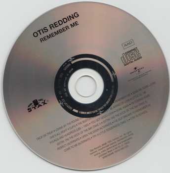CD Otis Redding: Remember Me (22 Previously Unissued Tracks) 118453