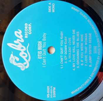 LP Otis Rush: I Can't Quit You Baby