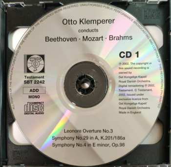 2CD Otto Klemperer: Beethoven / Mozart / Brahms 299603
