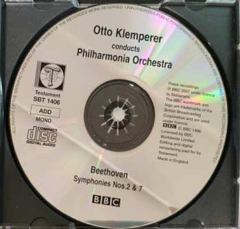 CD Otto Klemperer: Symphonies Nos.2 & 7 316457