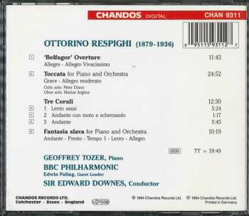 CD Ottorino Respighi: 'Belfagor' Overture / Toccata For Piano And Orchestra / Tre Corali / Fantasia Slava 325905