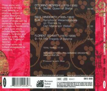 CD Ottorino Respighi: Belkis, Queen Of Sheba / Symphonic Metamorphosis On Themes By Weber / The Tragedy Of Salome 343919