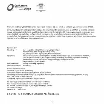 SACD Ottorino Respighi: Metamorphoseon / Ballata Delle Gnomidi / Belkis, Regina Di Saba 179179
