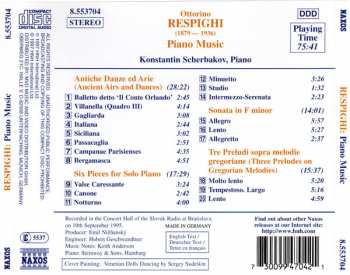 CD Ottorino Respighi: Piano Music 314931