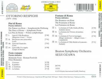 CD Ottorino Respighi: Pini Di Roma • Feste Romane • Fontane Di Roma 413259