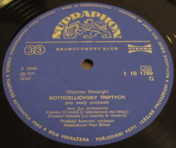 LP Ottorino Respighi: Ptáci / Botticelliovský Triptych 53145