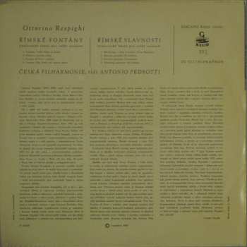 LP Ottorino Respighi: Římské Fontány / Římské Slavnosti 280204