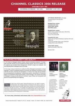 CD Ottorino Respighi: Integrale Delle Liriche Per Canto E Pianoforte - Complete Songs For Voice And Piano Volume 3 446760