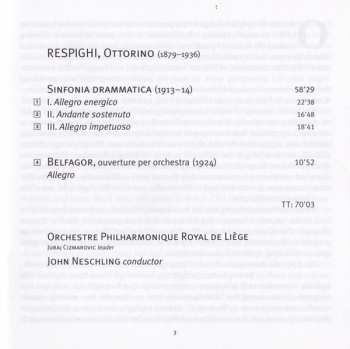 SACD Ottorino Respighi: Sinfonia Drammatica; Belfagor Overture 183099