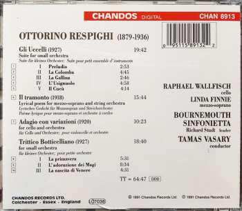CD Ottorino Respighi: The Birds / Three Botticelli Pictures / Il Tramonto / Adagio Con Variazioni 304820