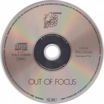 CD Out Of Focus: Out Of Focus 376069