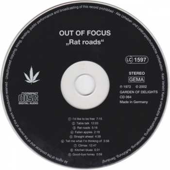 CD Out Of Focus: Rat Roads 185935