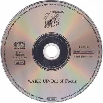 CD Out Of Focus: Wake Up! 375308
