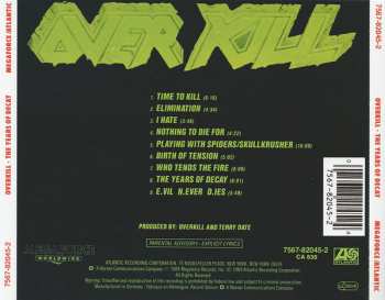 CD Overkill: The Years Of Decay 382995