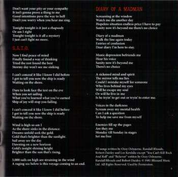 CD Ozzy Osbourne: Diary Of A Madman 371294