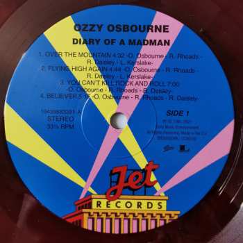 LP Ozzy Osbourne: Diary Of A Madman LTD | CLR 374443