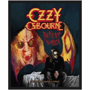 Merch Ozzy Osbourne: Nášivka Patient No.9