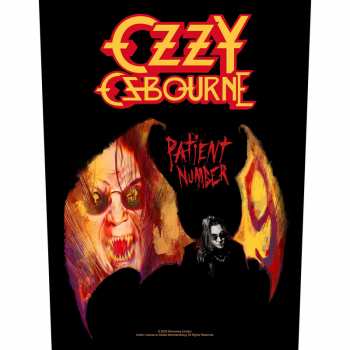 Merch Ozzy Osbourne: Zádová Nášivka Patient No. 9