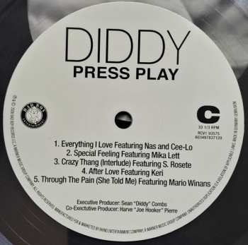 2LP P. Diddy: Press Play CLR | LTD 475173