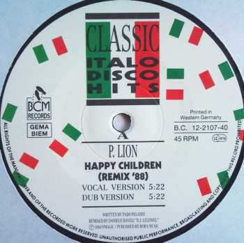 LP P. Lion: Happy Children (Remix '88)