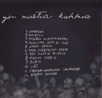 CD Paavoharju: Yön Mustia Kukkia 531427