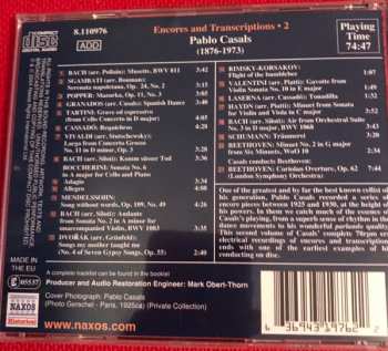 CD Pablo Casals: Encores And Transcriptions • 2 294466
