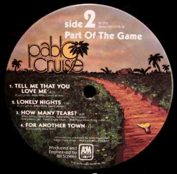 LP Pablo Cruise: Part Of The Game 356885