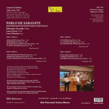 2LP Pablo De Sarasate: Spanish Dances For Violin And Piano 292612