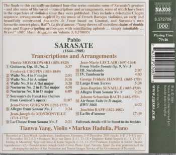 CD Pablo De Sarasate: Transcriptions And Arrangements Of Music By Chopin • Gounod • Leclair • Handel • Raff 257351