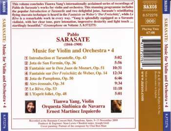 CD Pablo De Sarasate: Violin And Orchestra Music, Vol. 4 257167