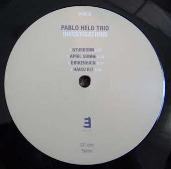 LP Pablo Held Trio: Investigations 154421