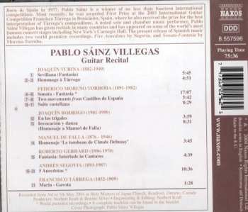 CD Pablo Sáinz Villegas: Guitar Recital 193116