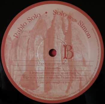 LP Pablo Solo: Solo Sings Simon 283314