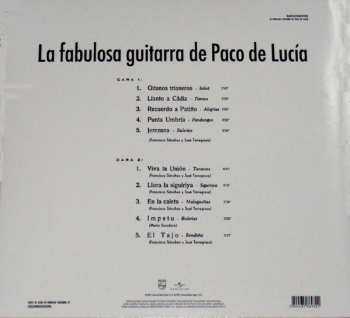 LP Paco De Lucía: La Fabulosa Guitarra De Paco De Lucía 341469
