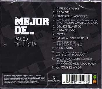 CD Paco De Lucía: Lo Mejor De... Paco De Lucía 294527