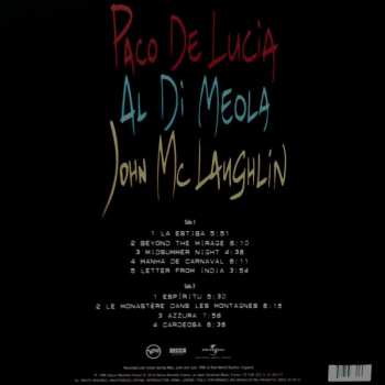 LP Paco De Lucía: The Guitar Trio LTD 15140