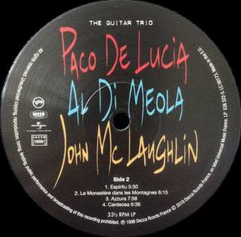 LP Paco De Lucía: The Guitar Trio LTD 15140