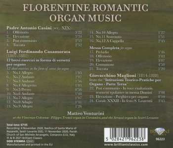CD Padre Antonio Casini: Florentine Romantic Organ Music 122486