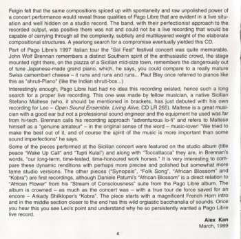 CD Pago Libre: Wake Up Call