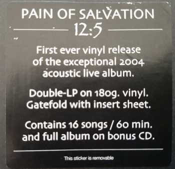 2LP/CD Pain Of Salvation: 12:5 59195